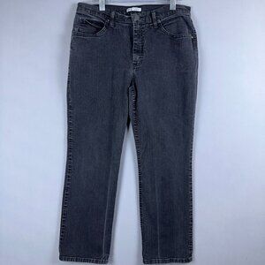 Rider by Lee Straight Leg Jeans Womens Size 16 Petite Classic Fit 13018AO Blue